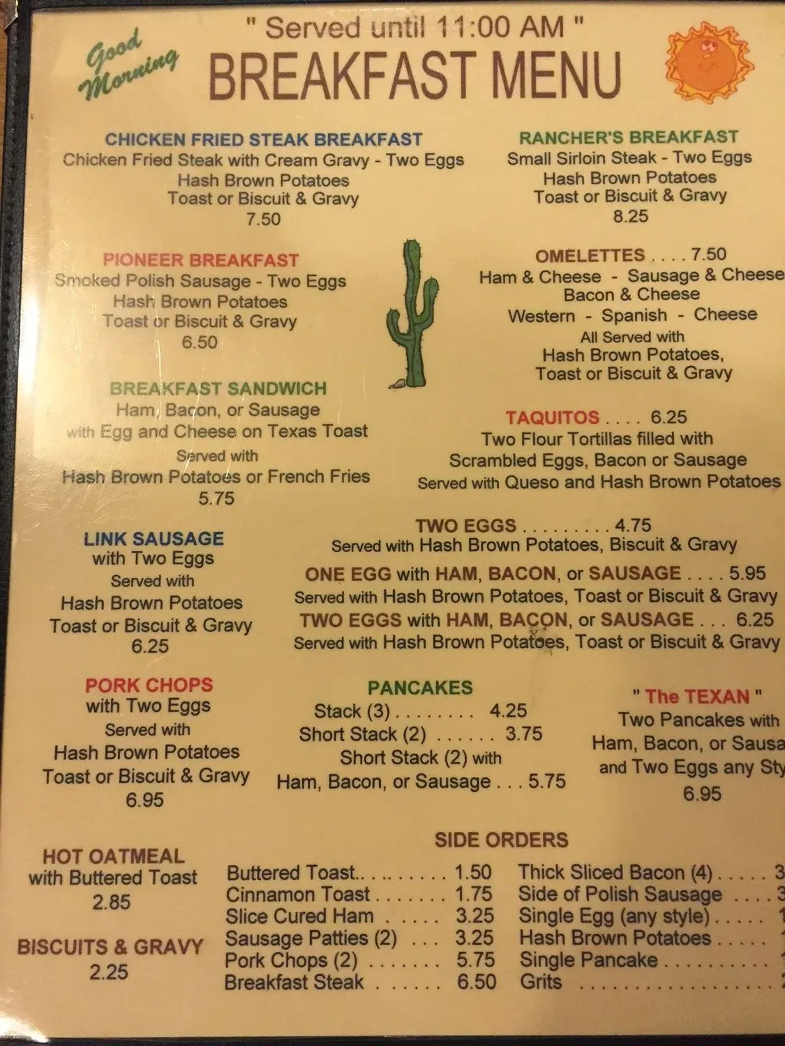 Menu 5