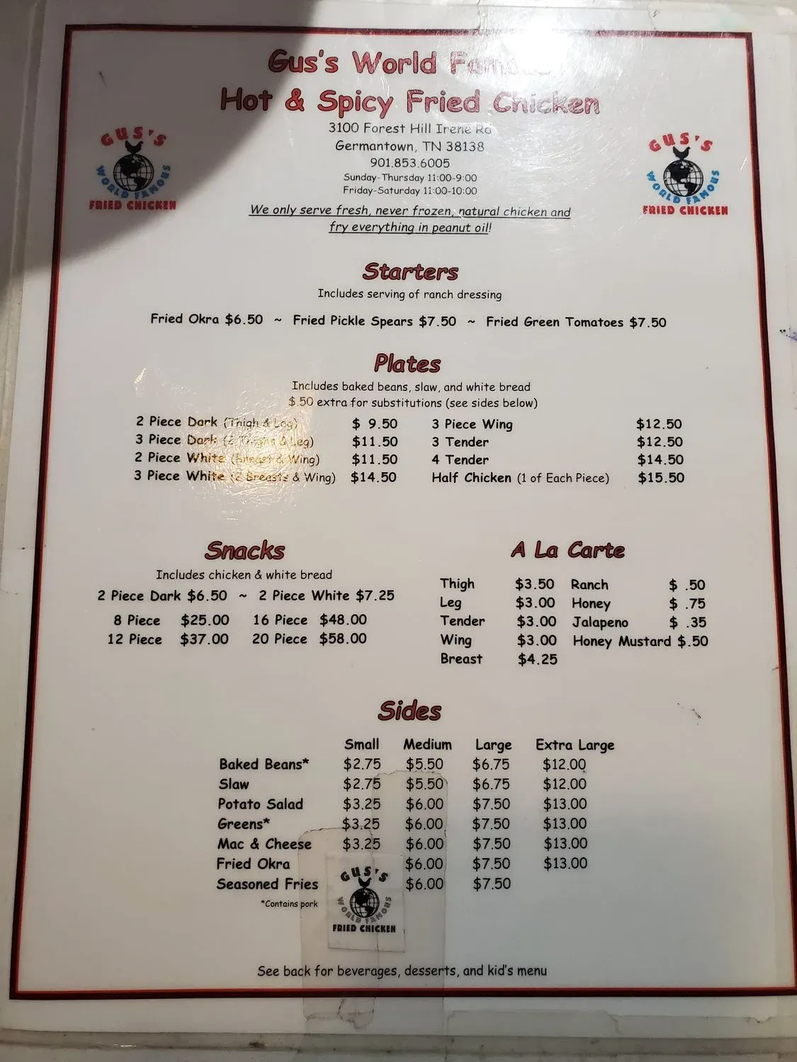 Menu 4