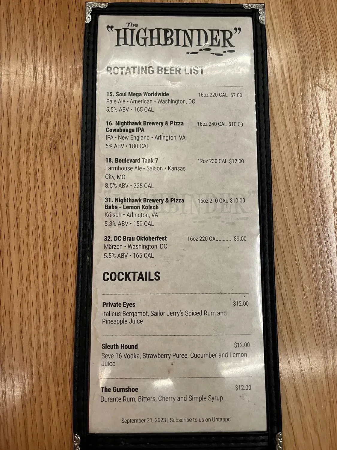 Menu 4