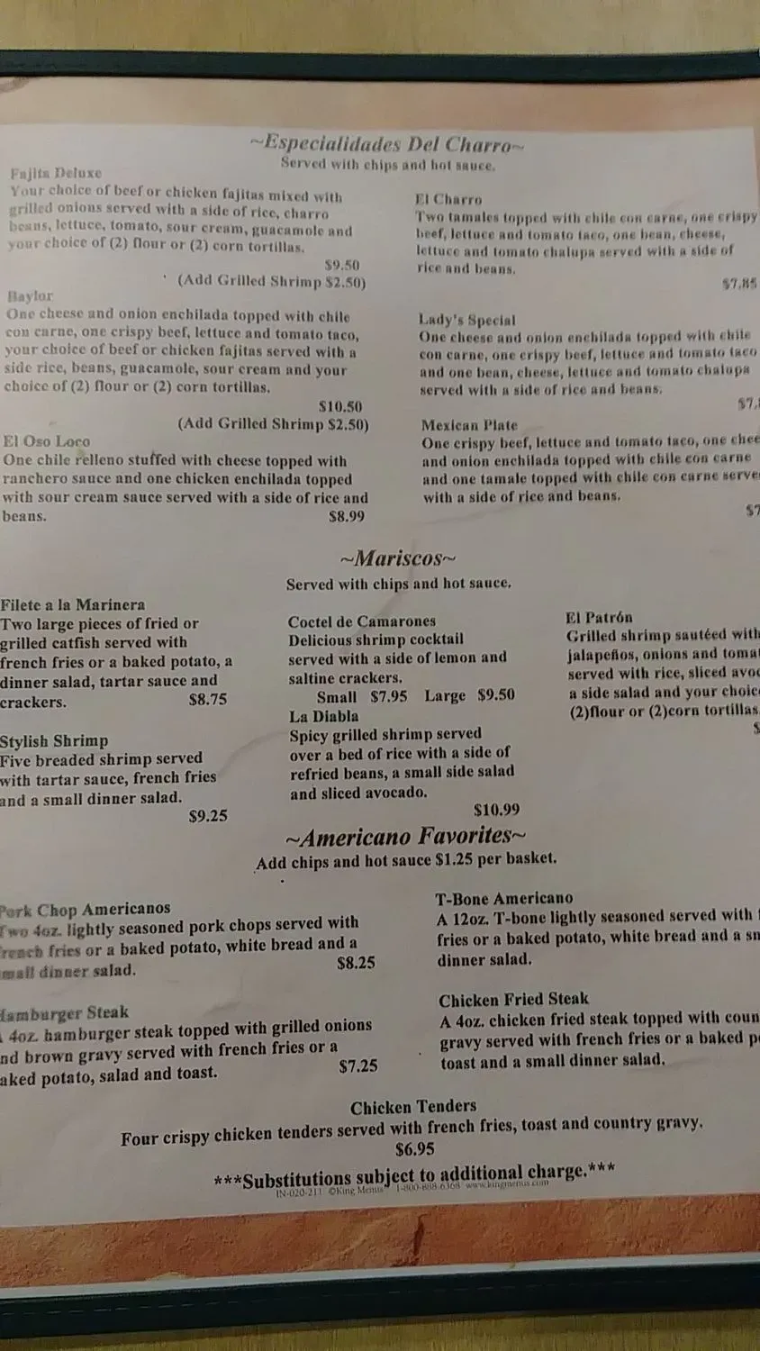 Menu 6