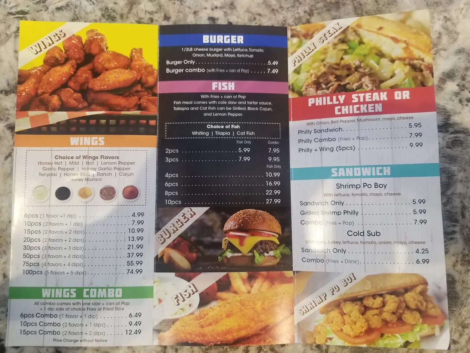 Menu 4