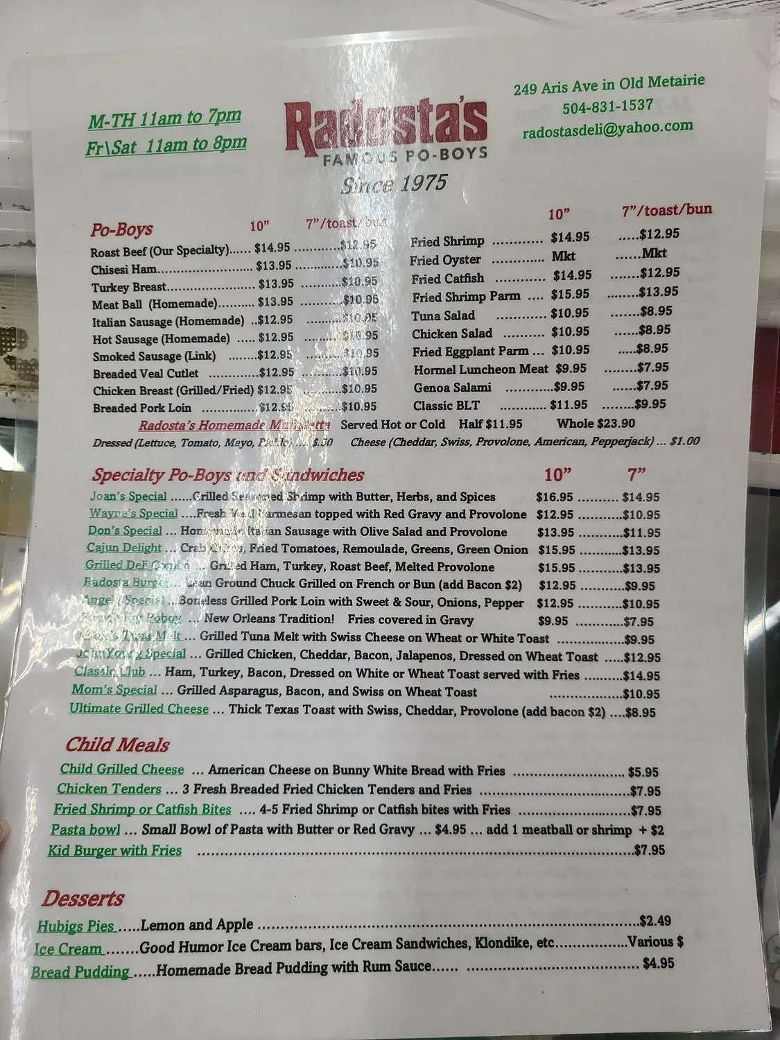 Menu 2