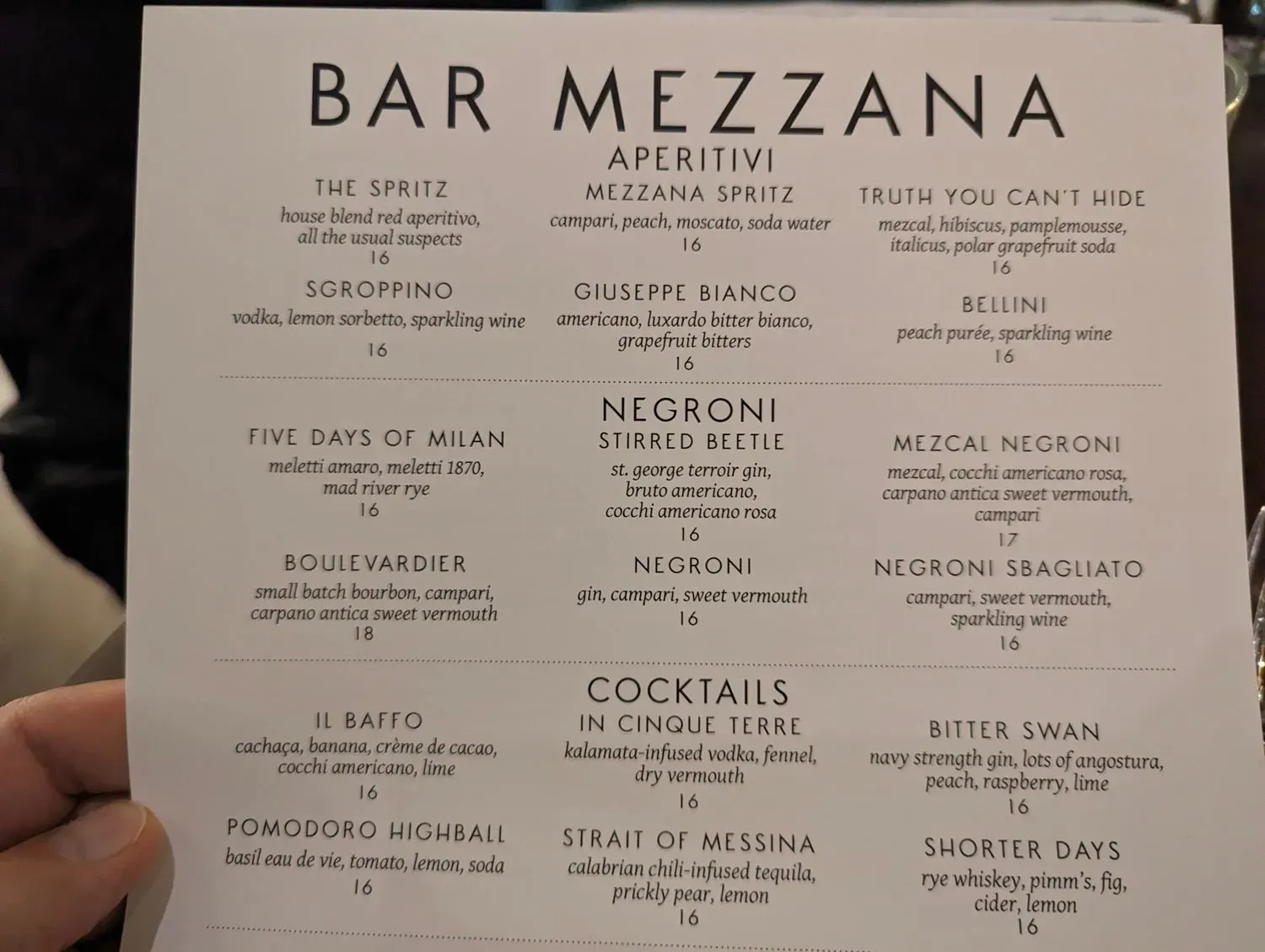 Menu 2