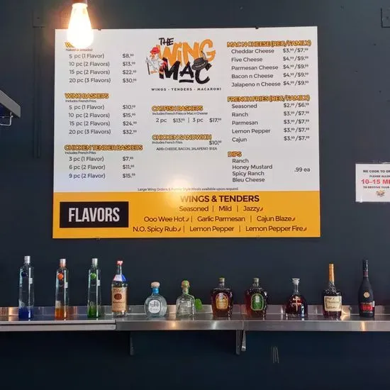 The Wing Mac Menu Irving, TX Checkle