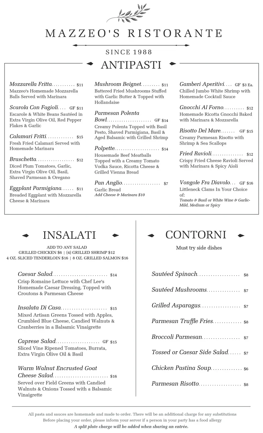 Menu 2