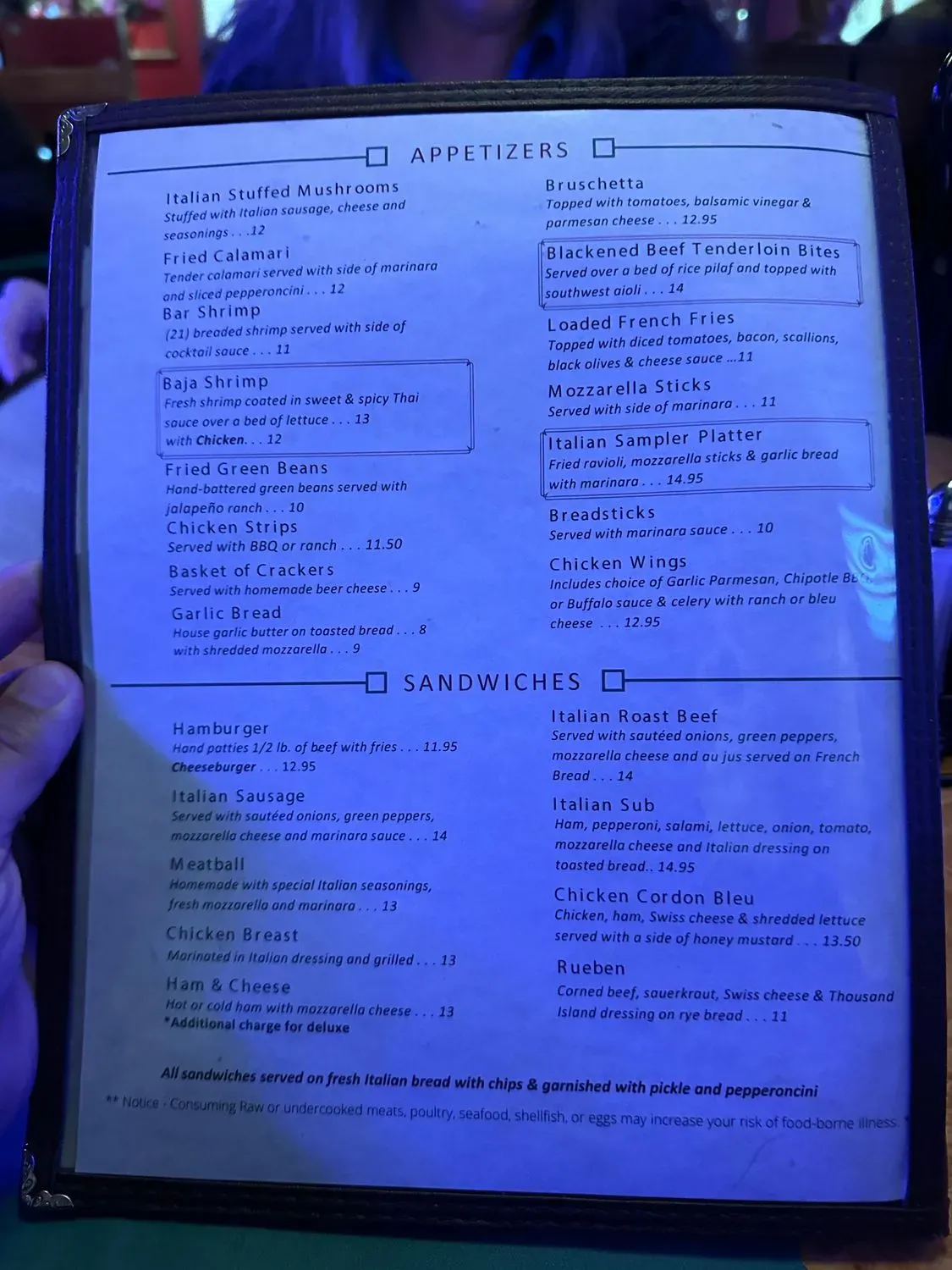 Menu 2