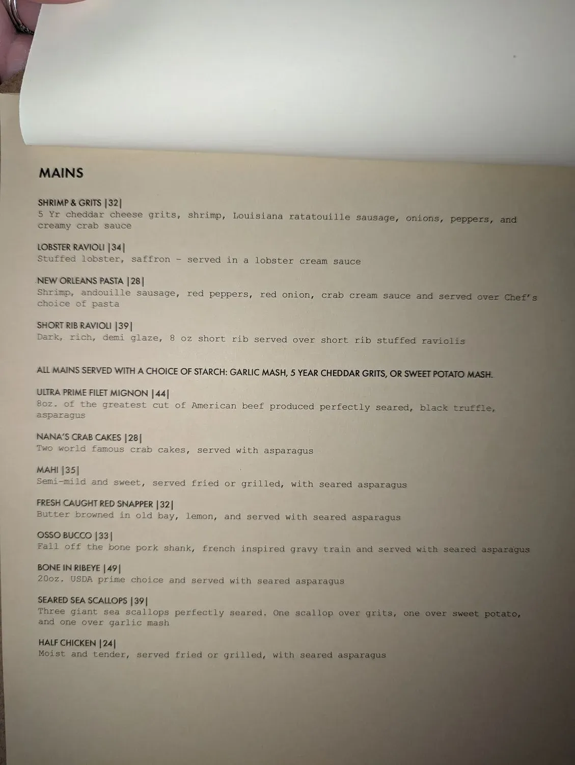 Menu 4