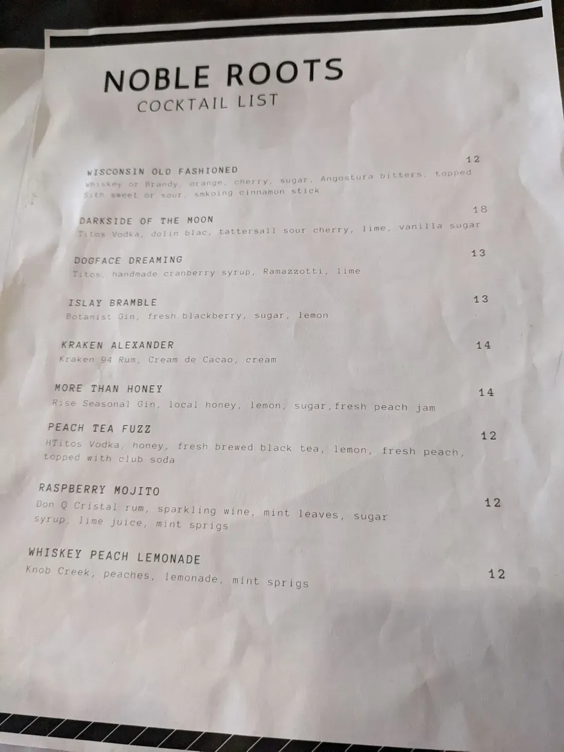 Menu 6