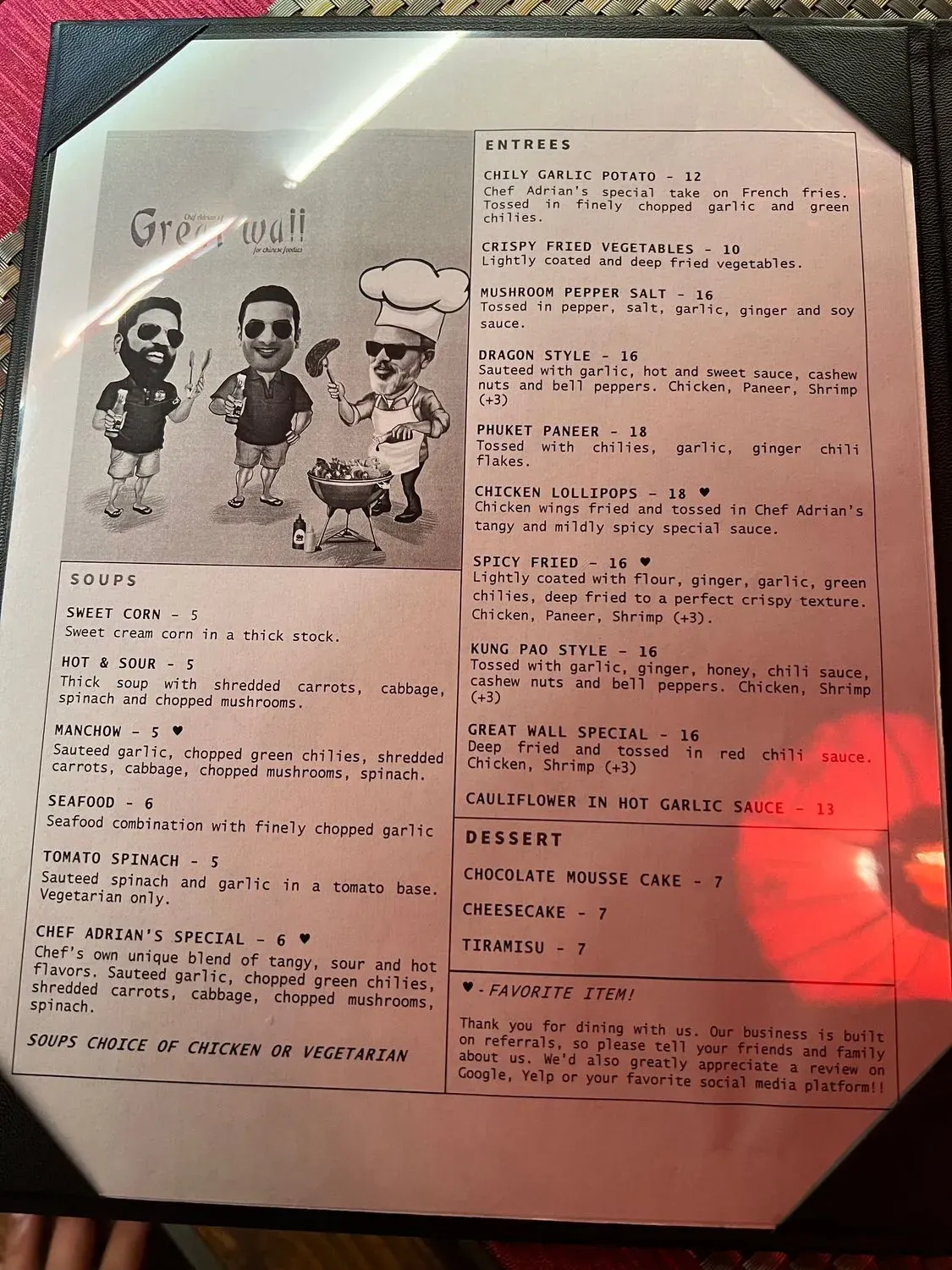 Menu 5