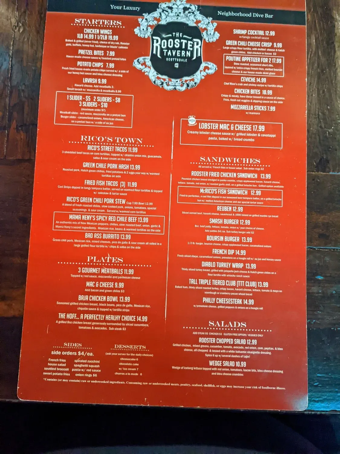 Menu 2