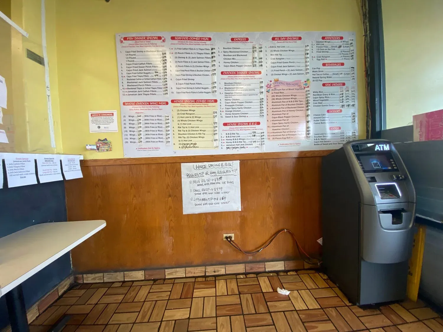 Wayne's BBQ & Cajun Menu - Updated November 2025