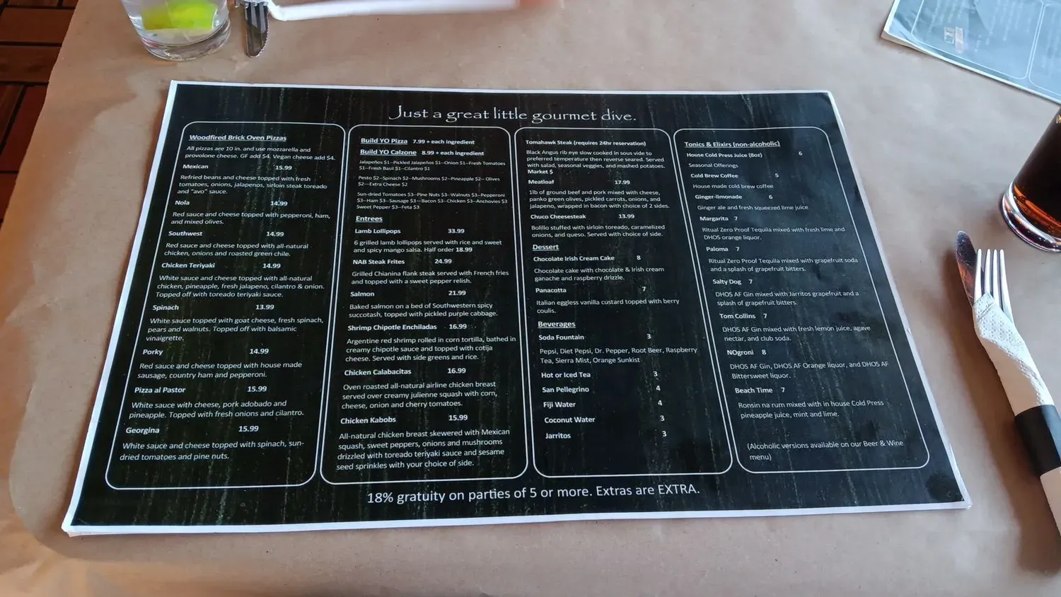 Menu 4