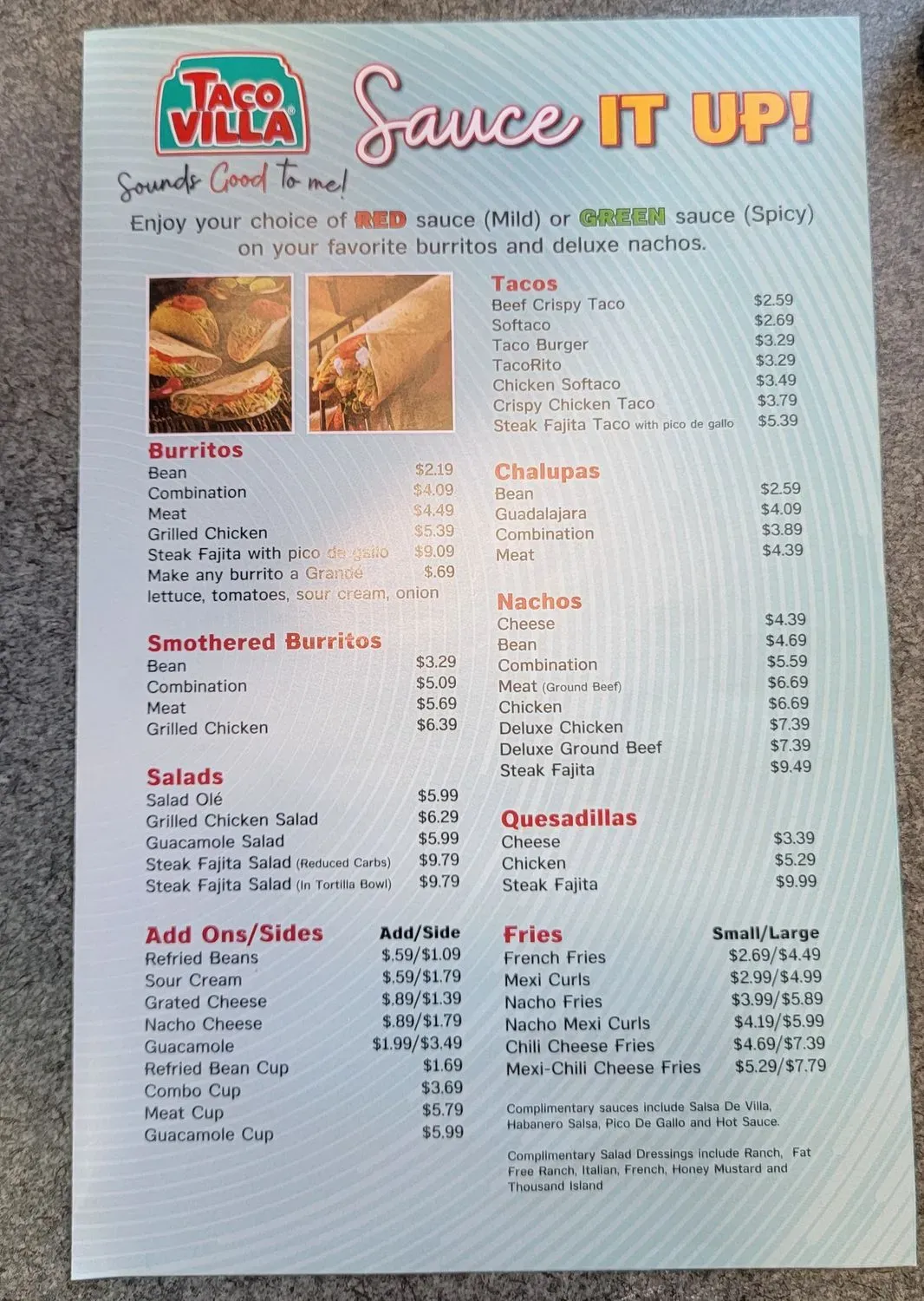 Menu 2