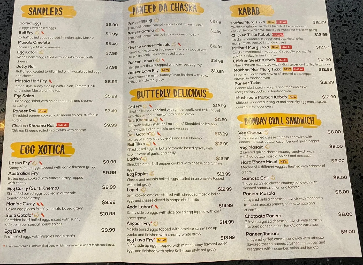 Menu 4