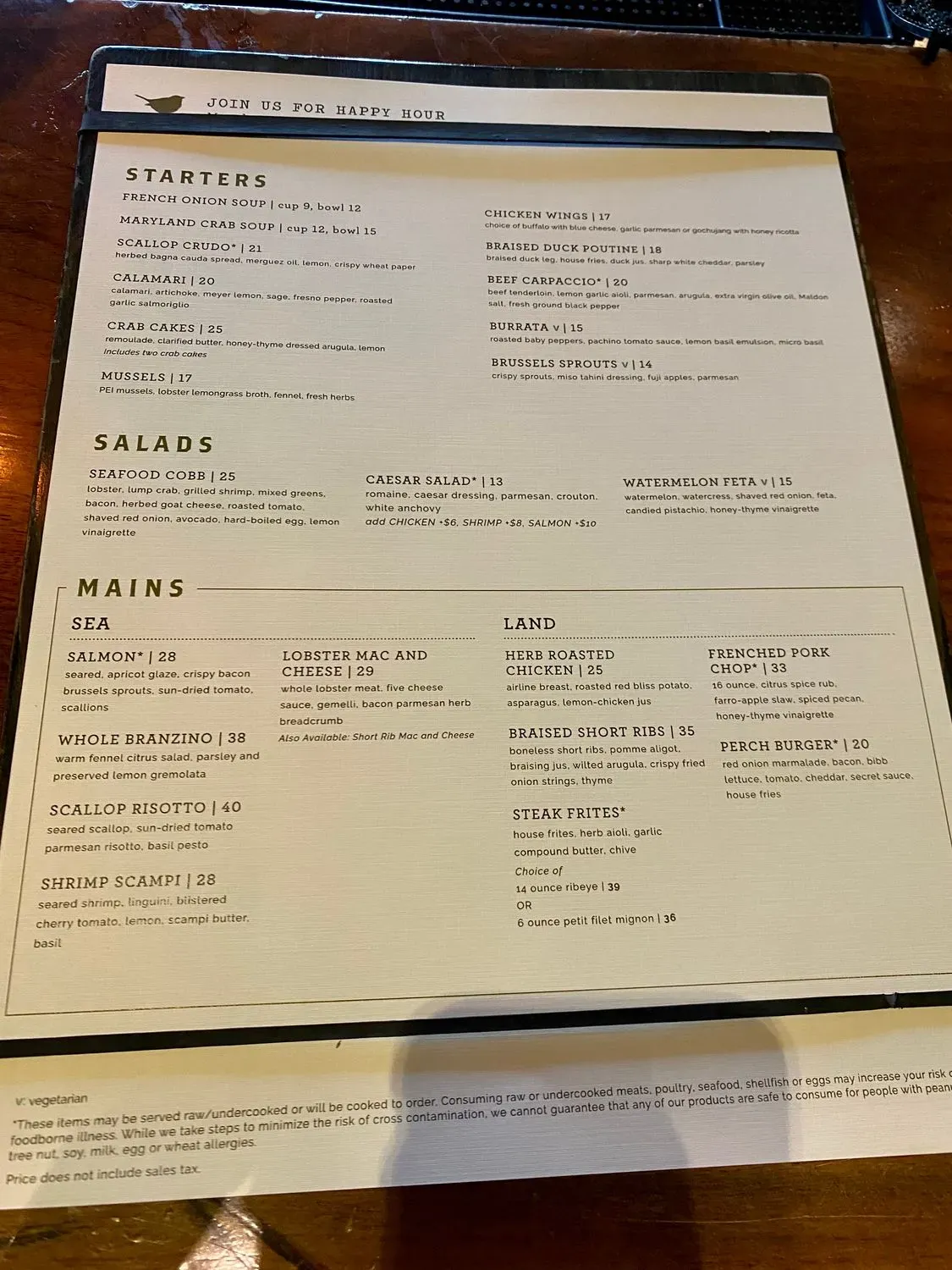 Menu 6