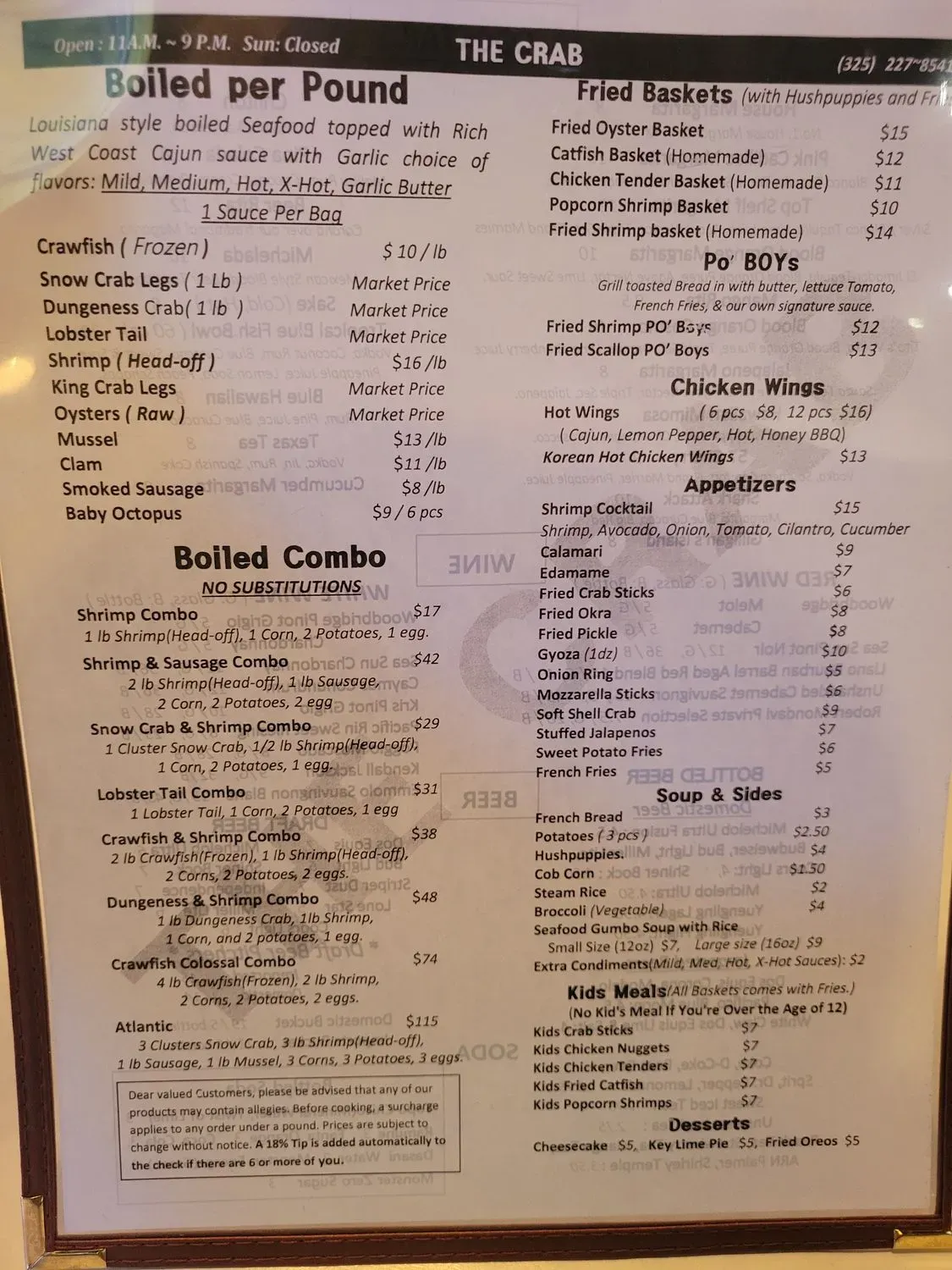 Menu 4