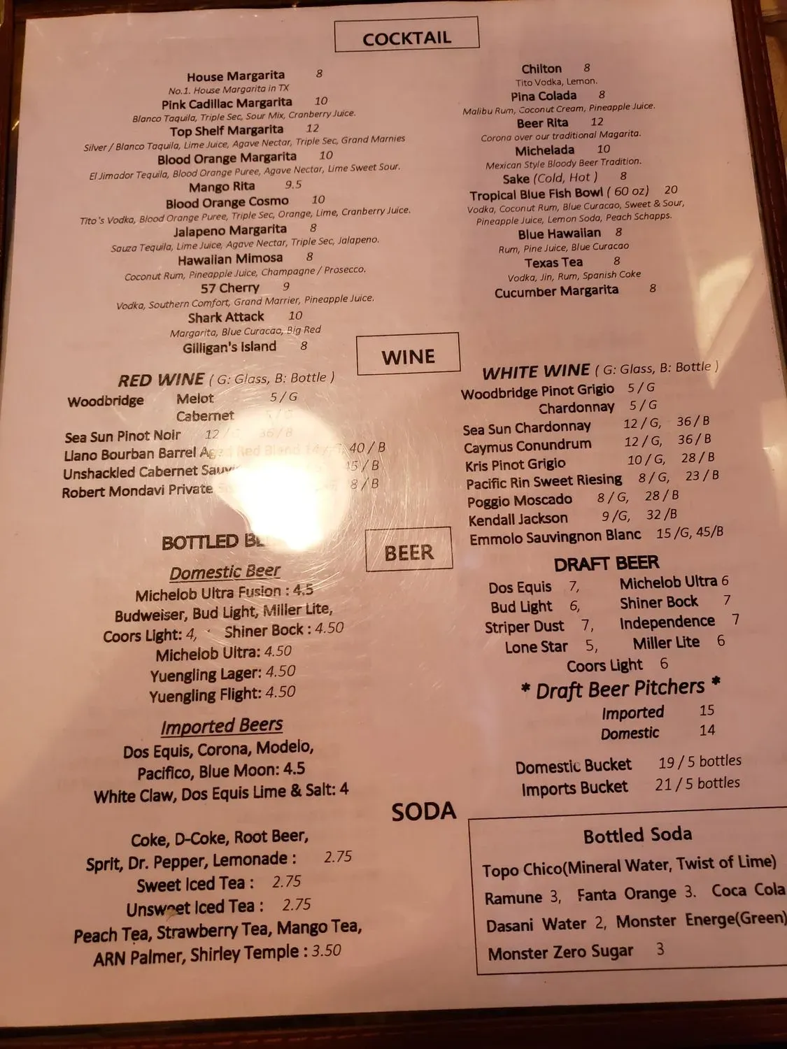 Menu 6