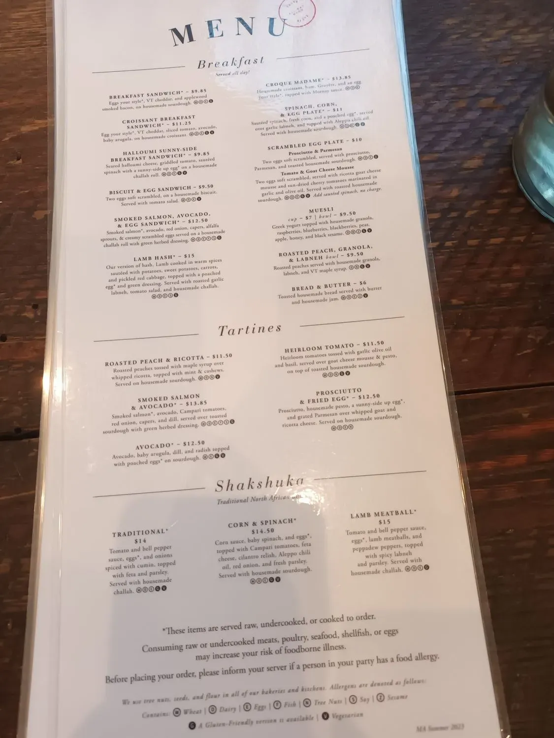 Menu 4