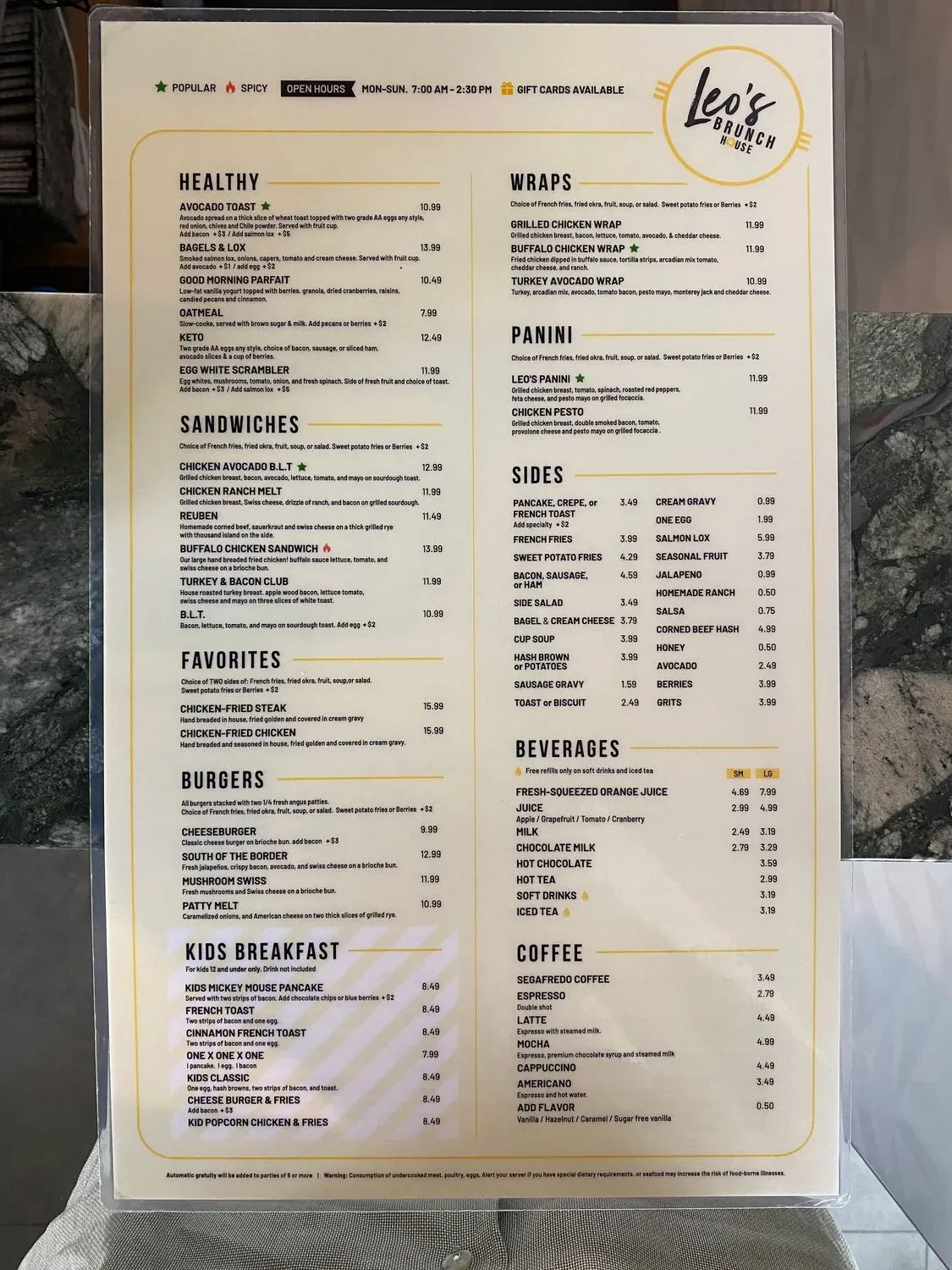 Menu 4