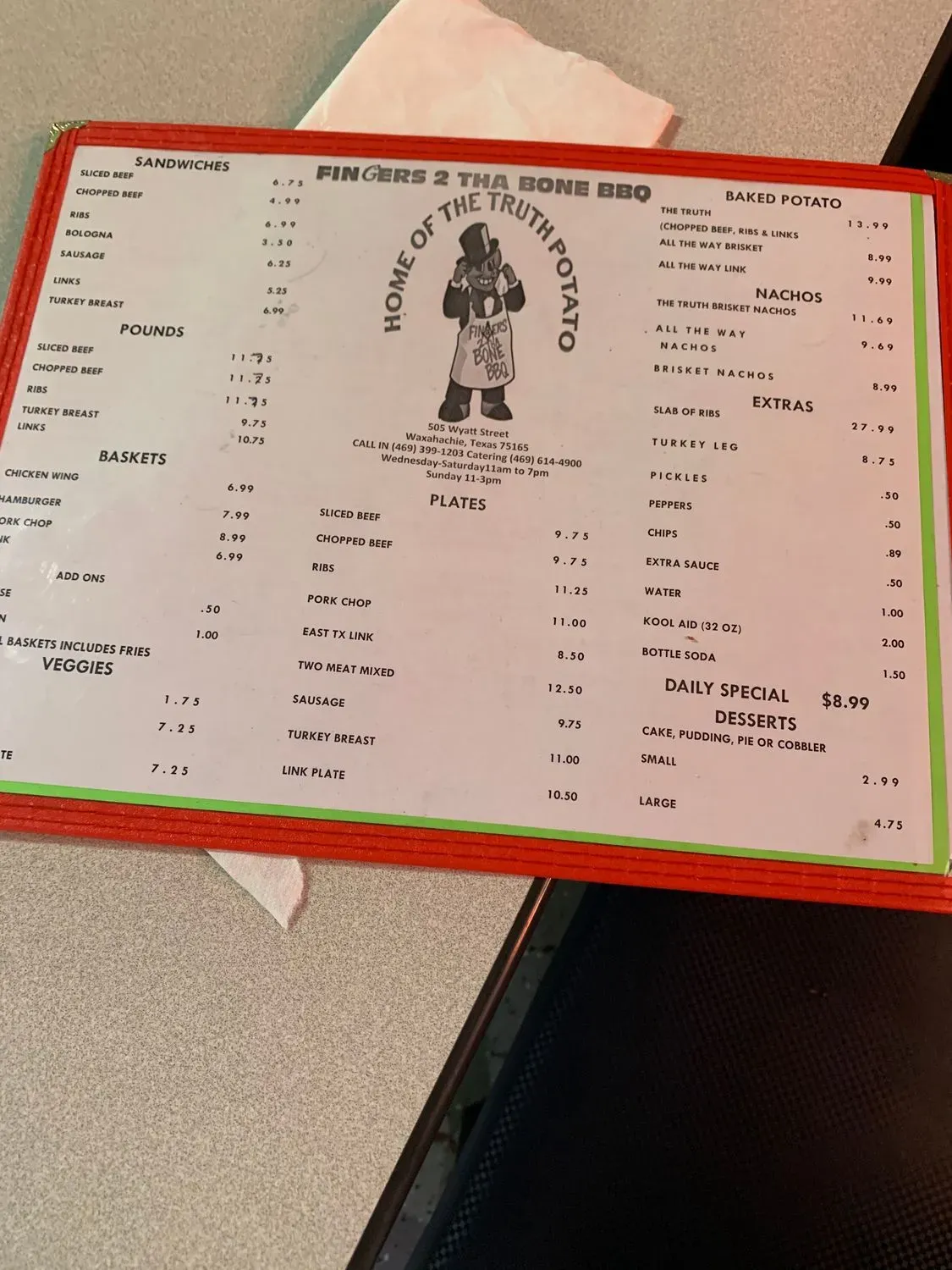 Menu 4