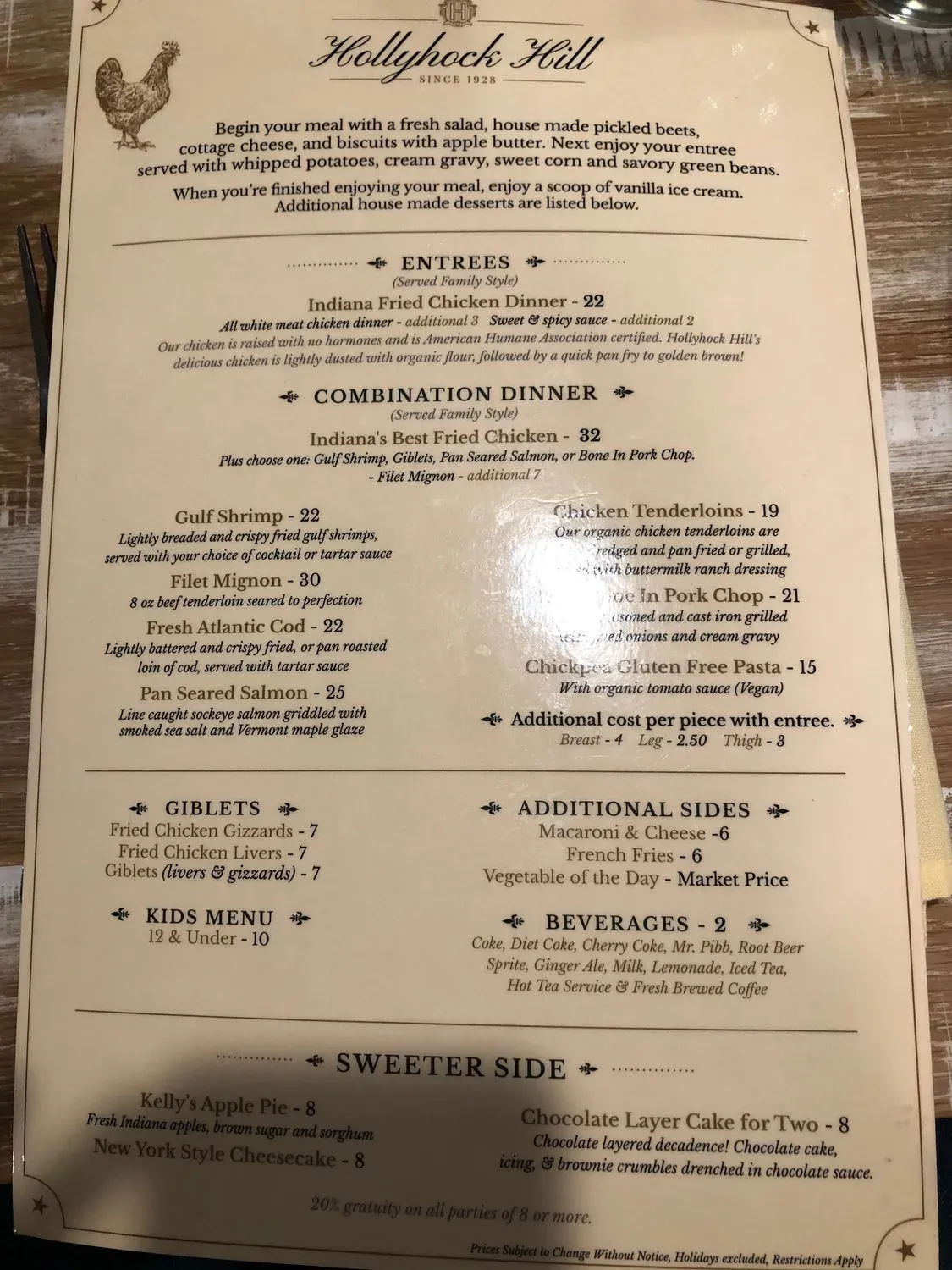 Menu 6