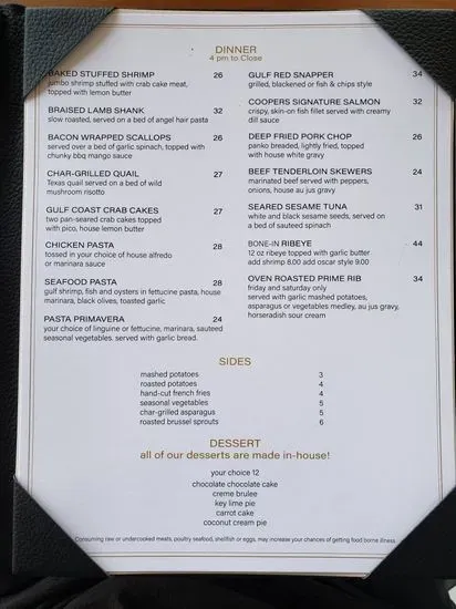 Menu 5