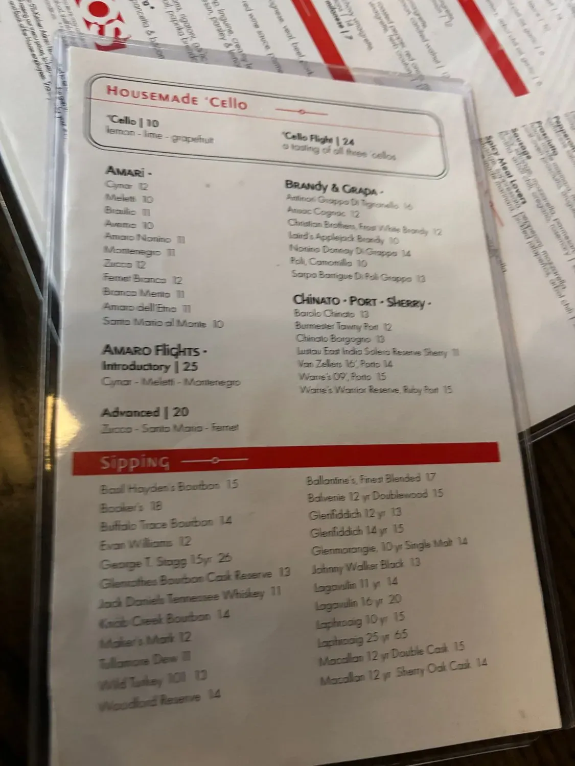 Menu 5