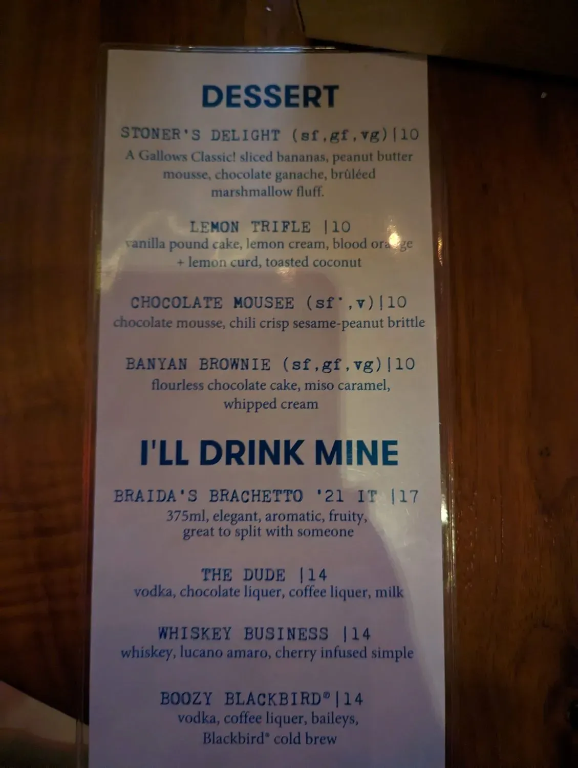 Menu 6