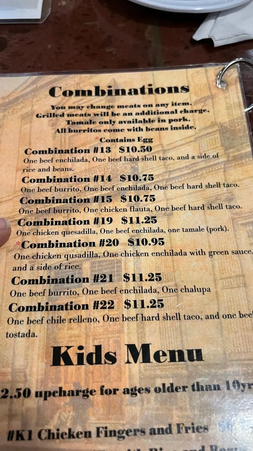 Menu 5