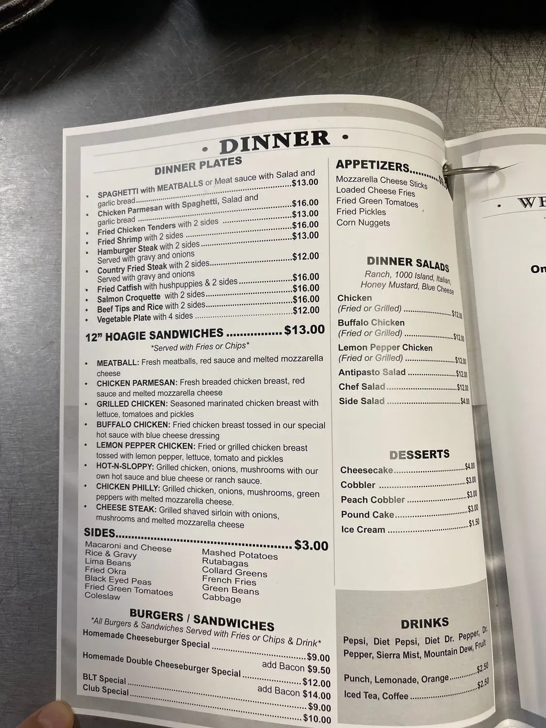 Menu 5