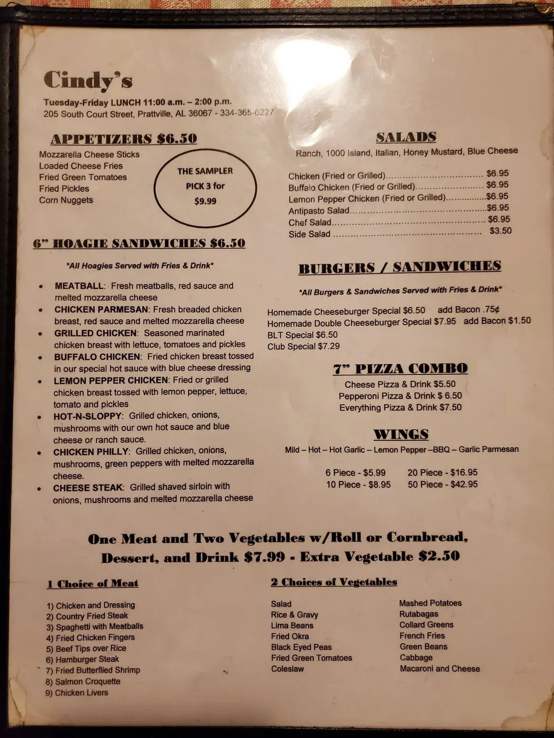 Menu 3