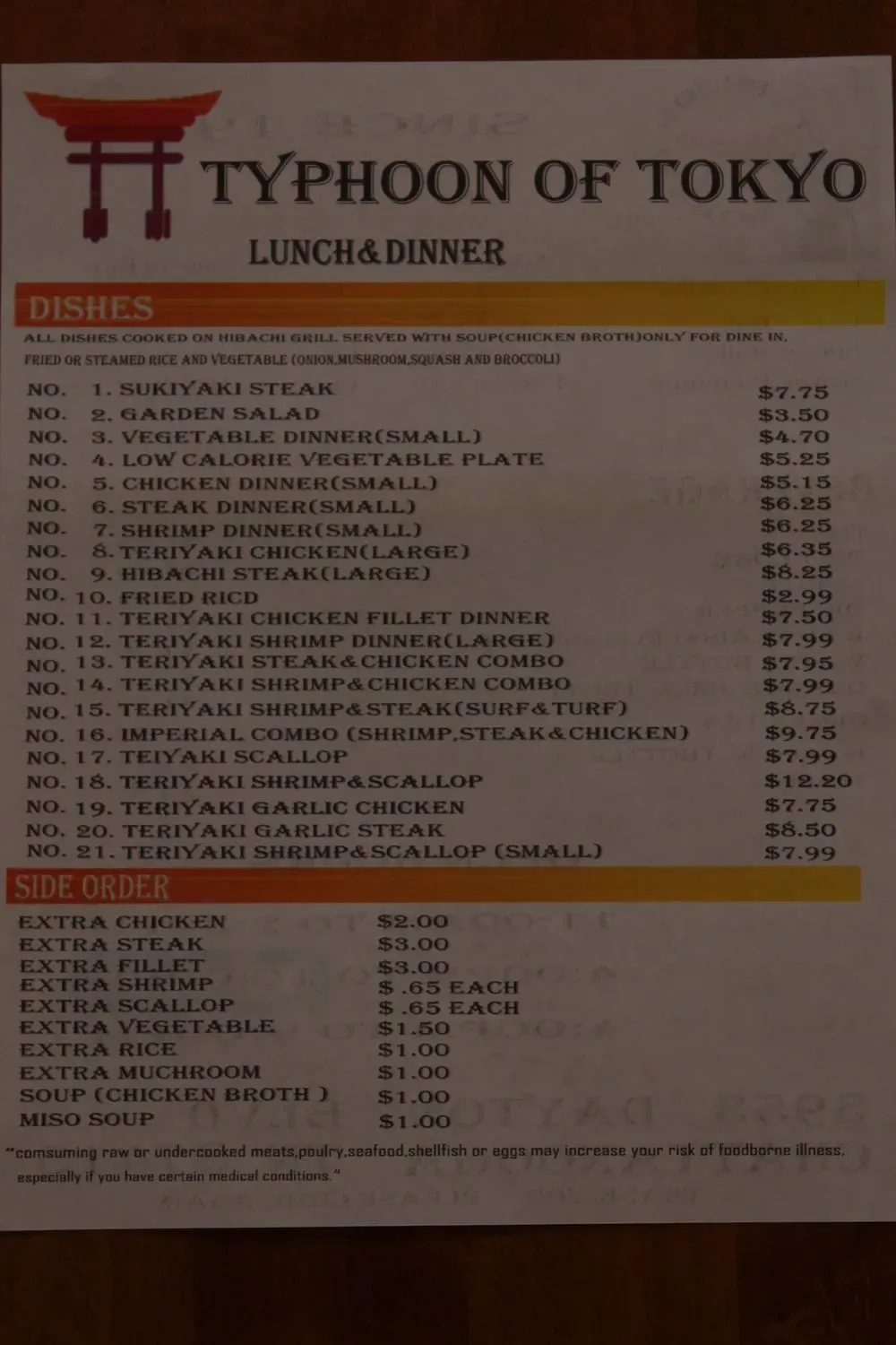 Menu 4