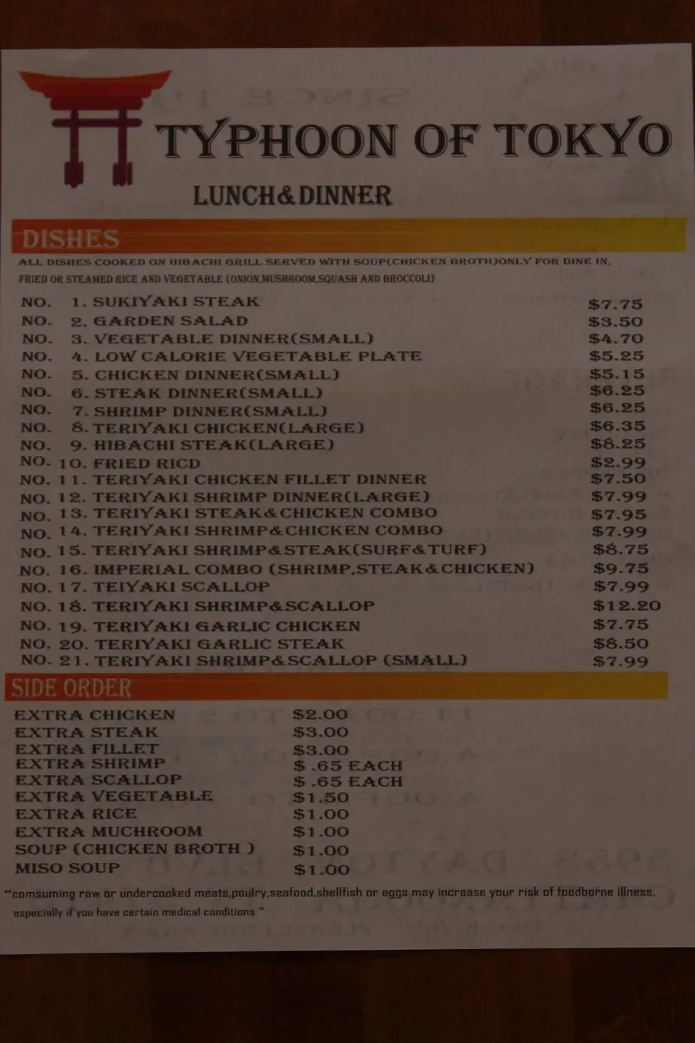 Menu 4