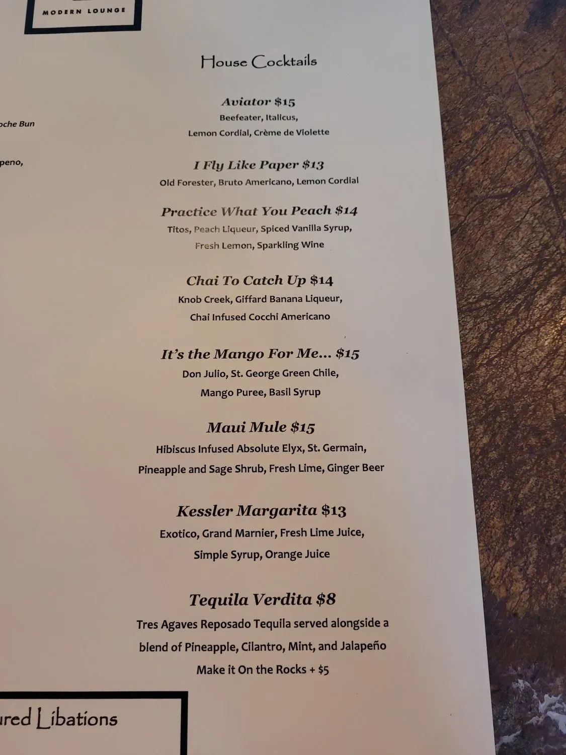 Menu 6