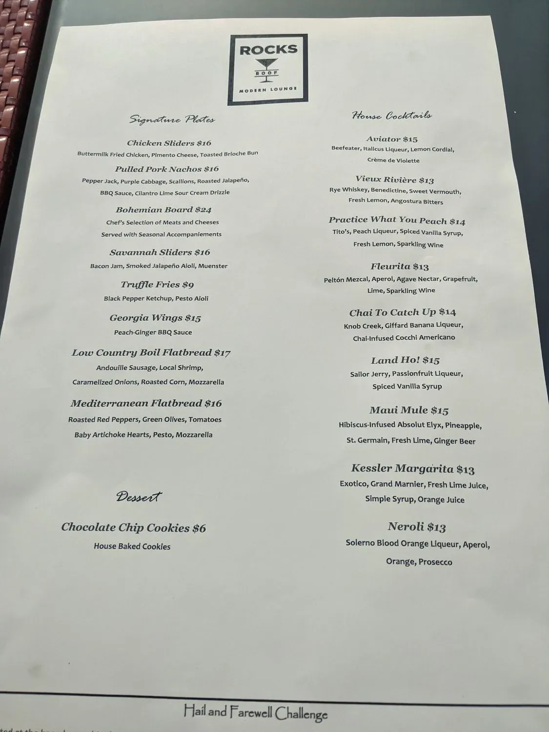 Menu 4