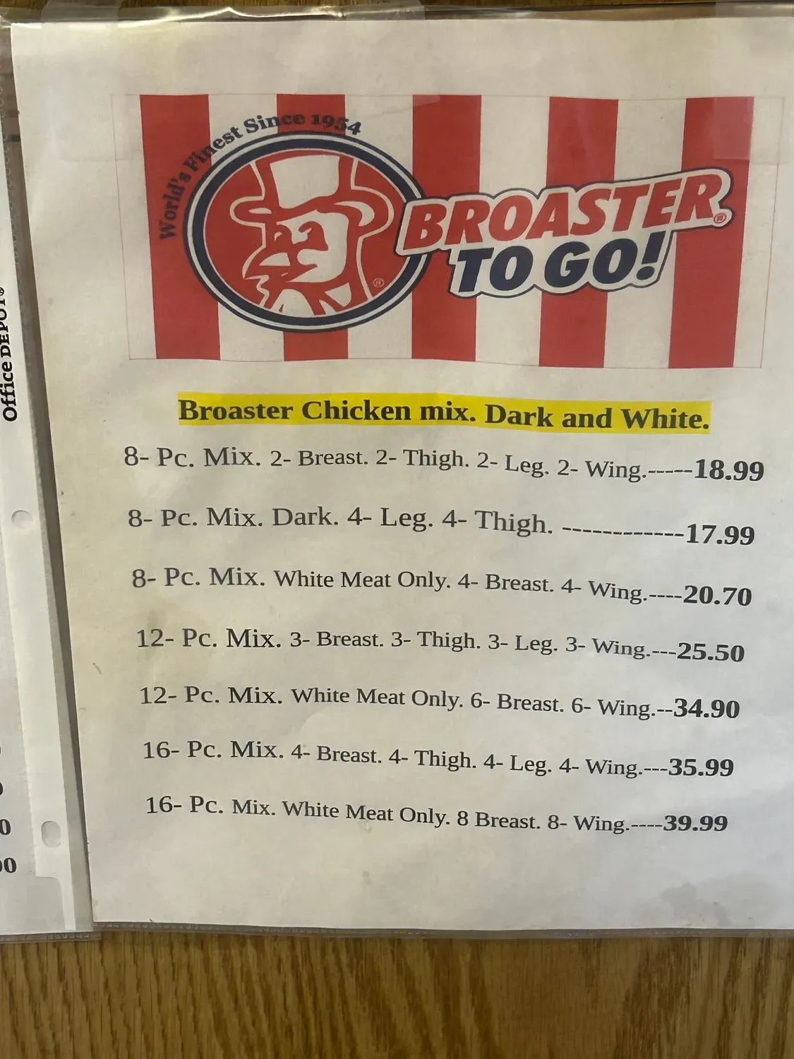 Menu 3