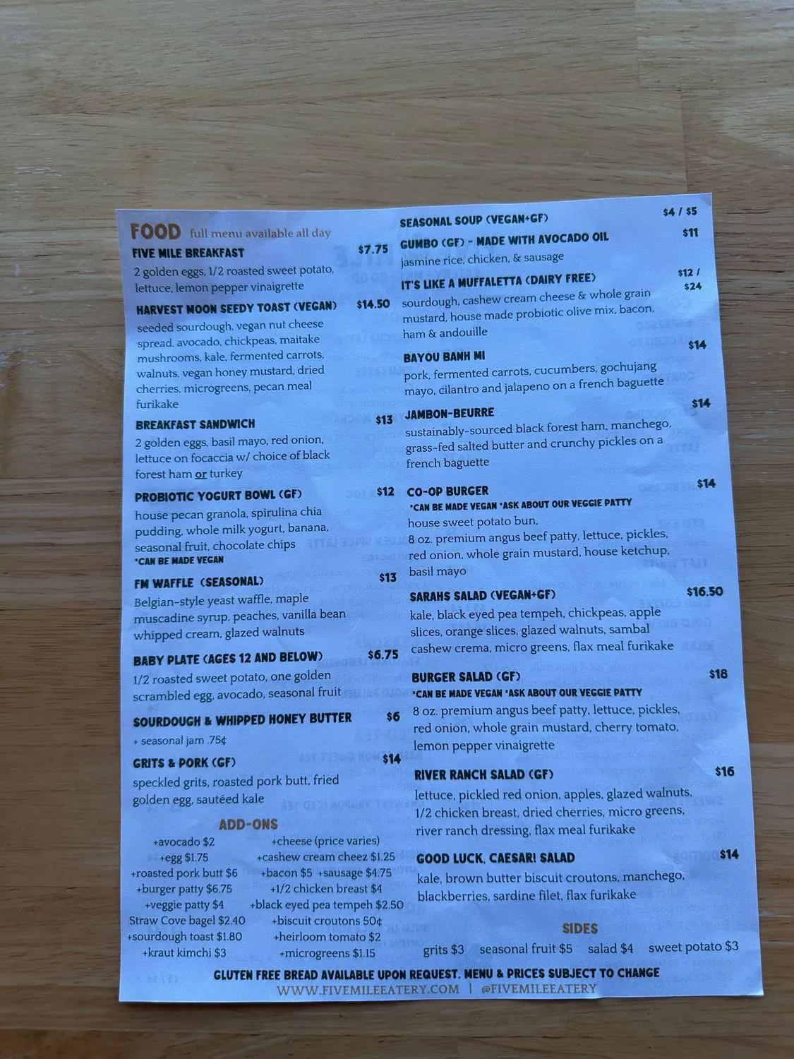 Menu 3