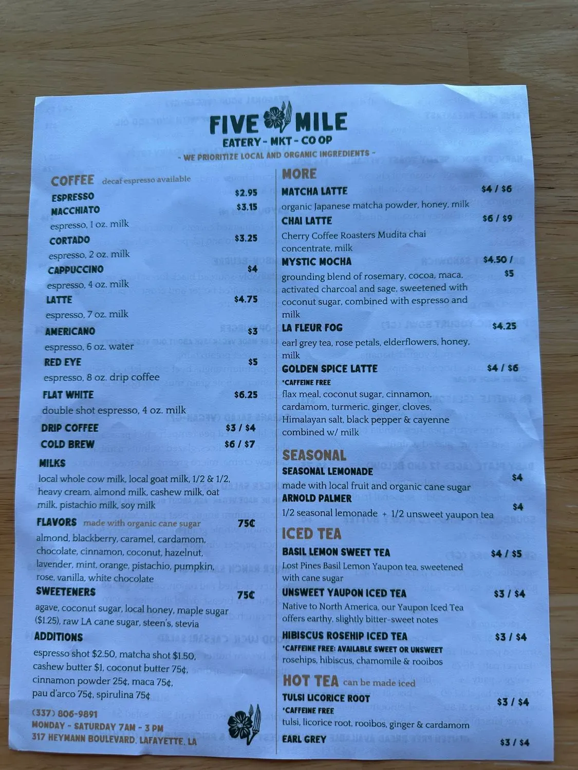 Menu 4