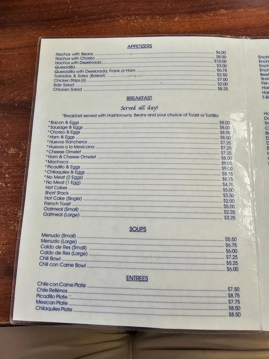 Menu 6