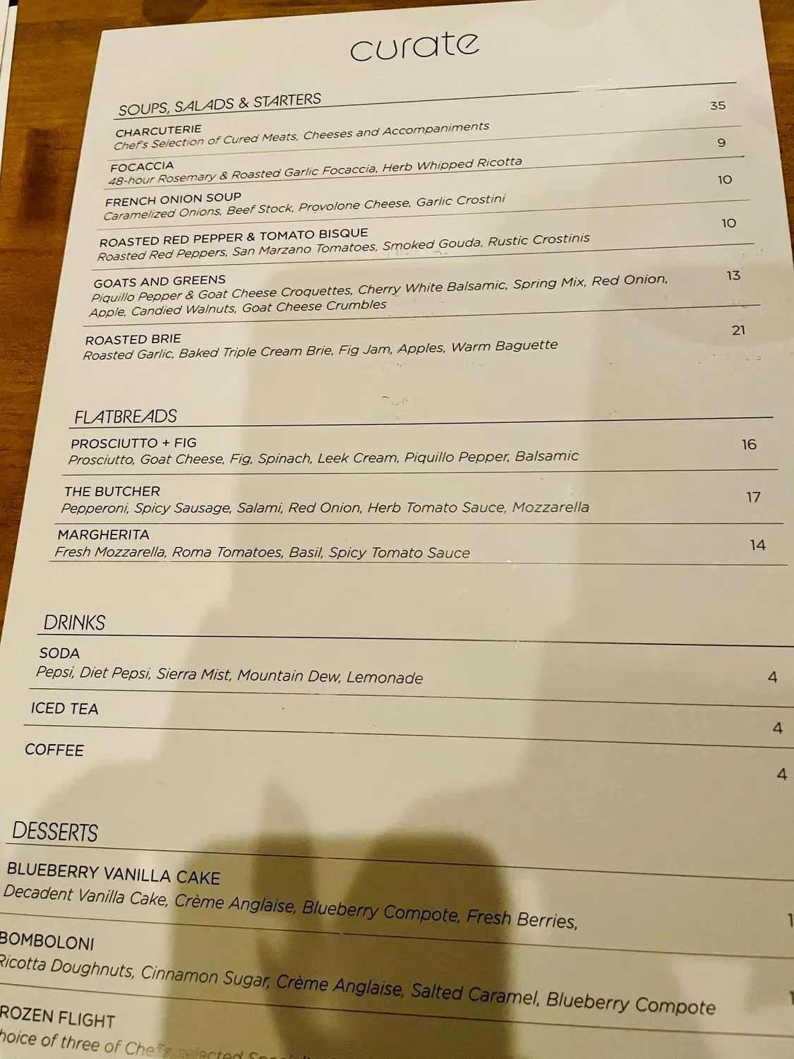 Menu 6