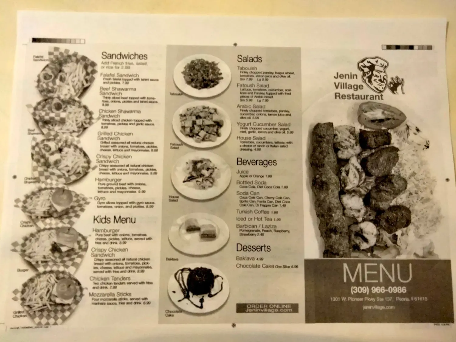 Menu 6