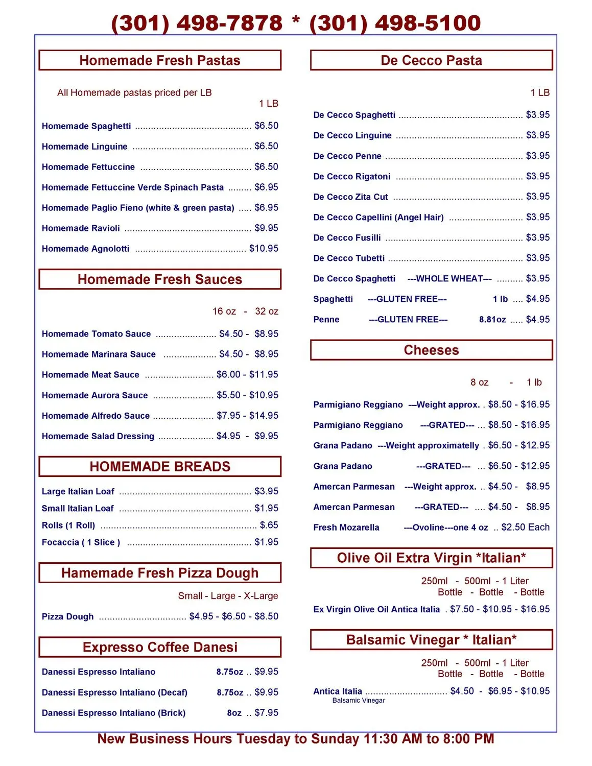 Menu 2