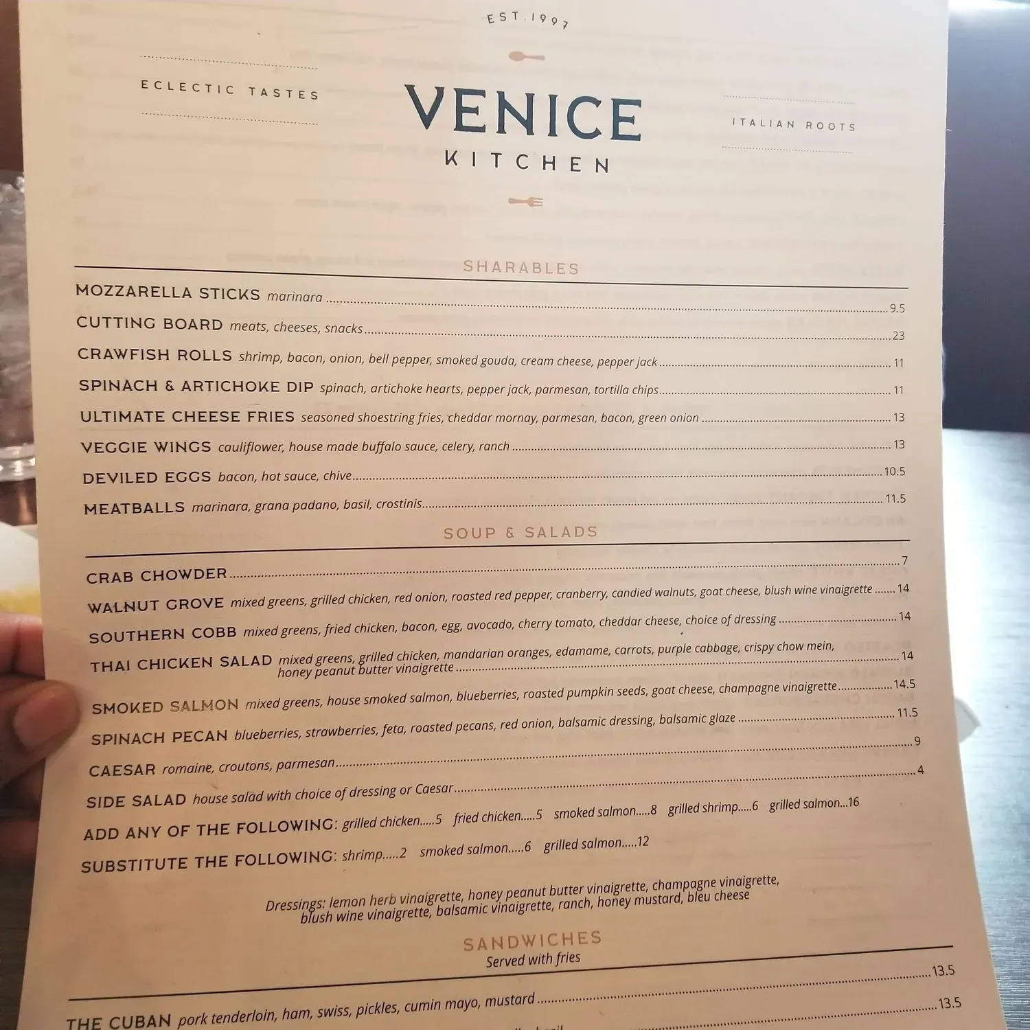 Menu 6