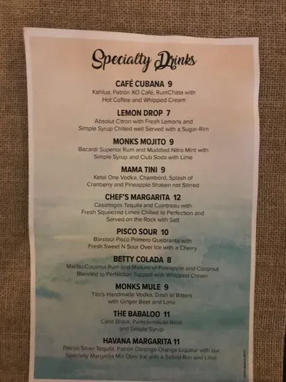 Menu 4