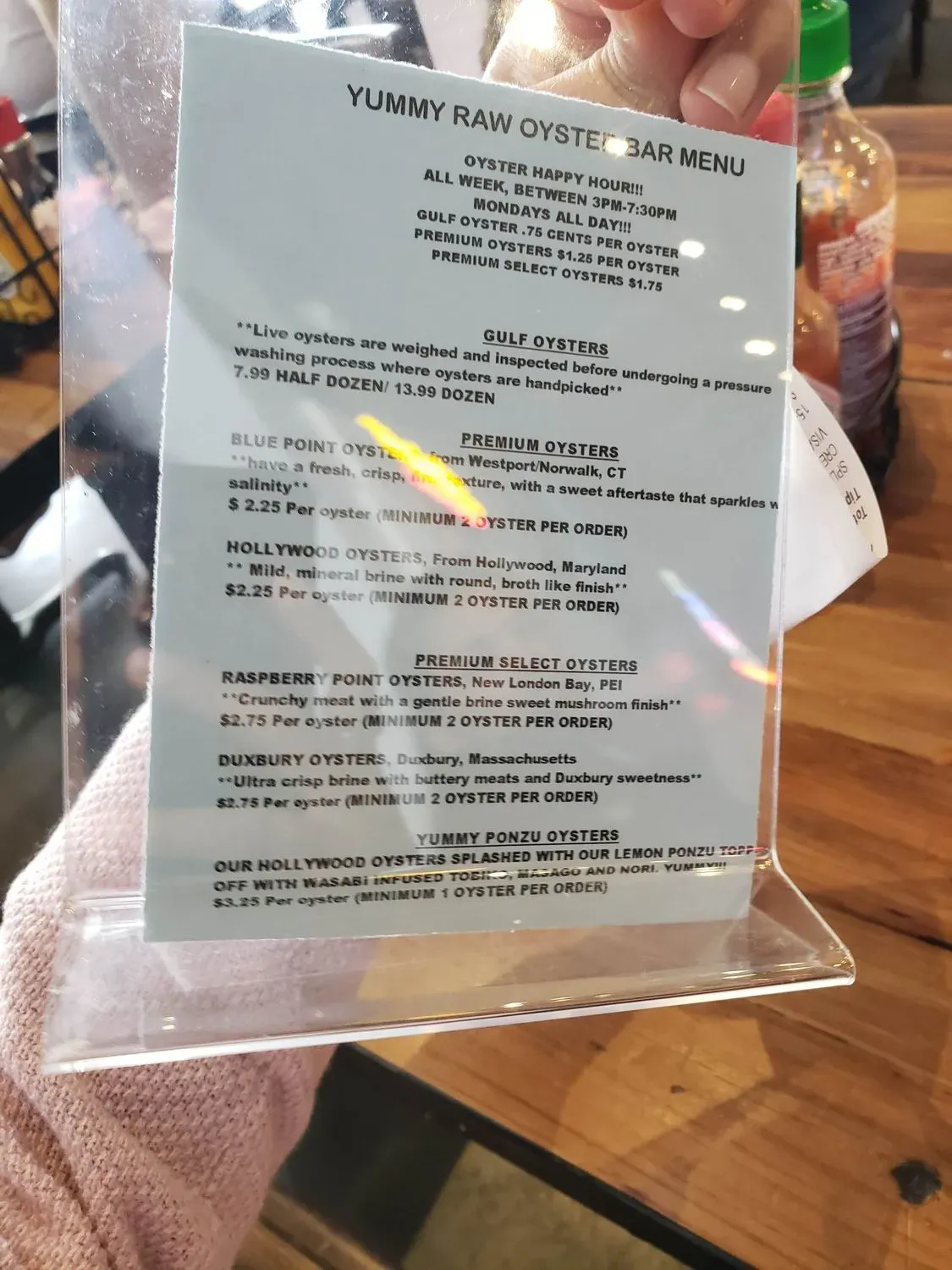 Menu 6