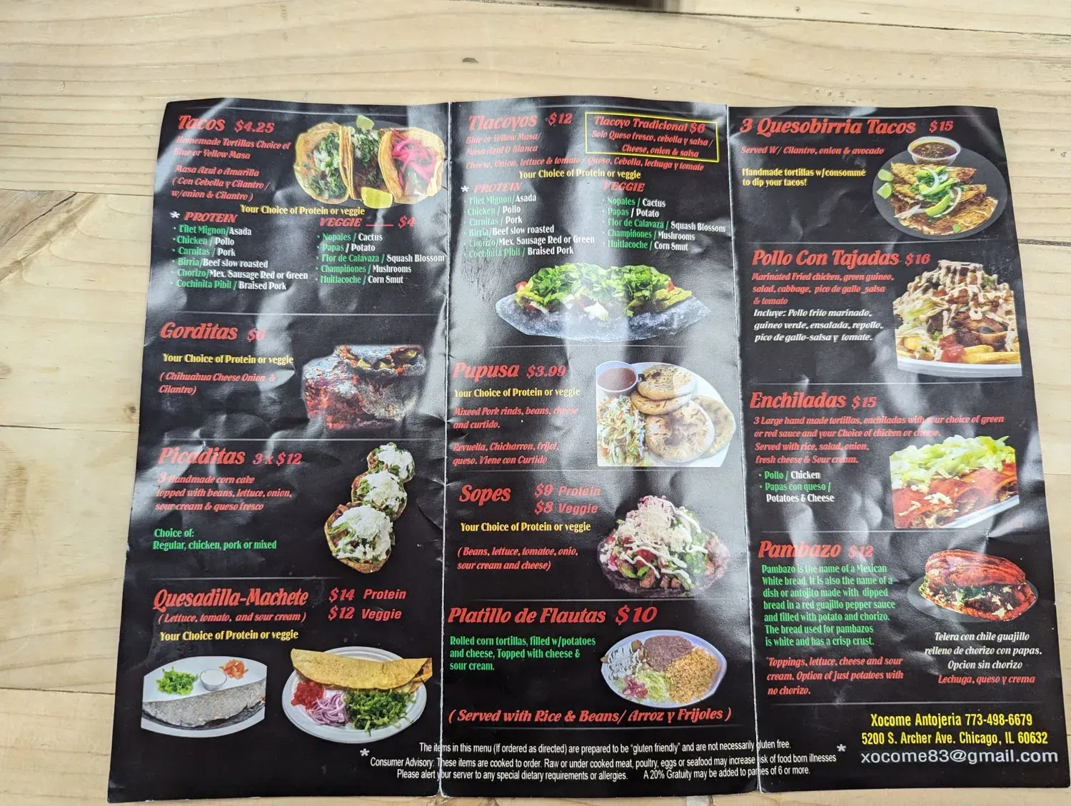 Menu 4