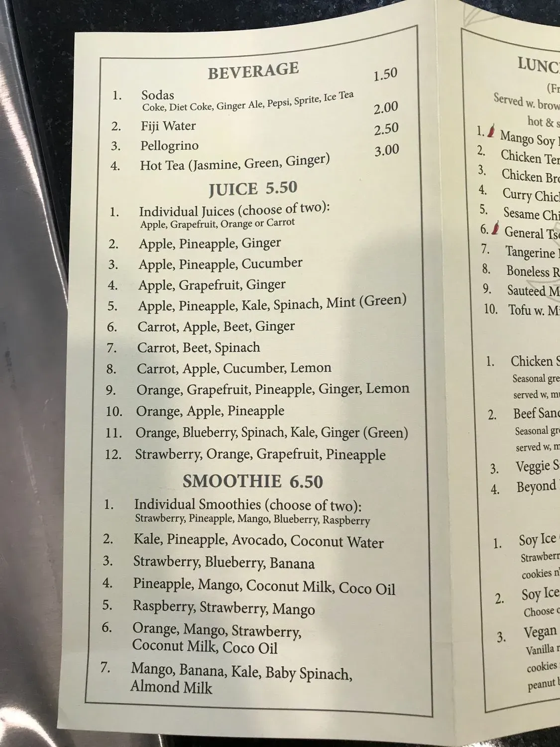 Menu 4