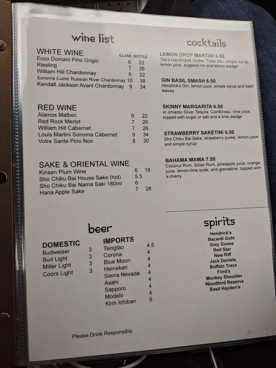 Menu 4