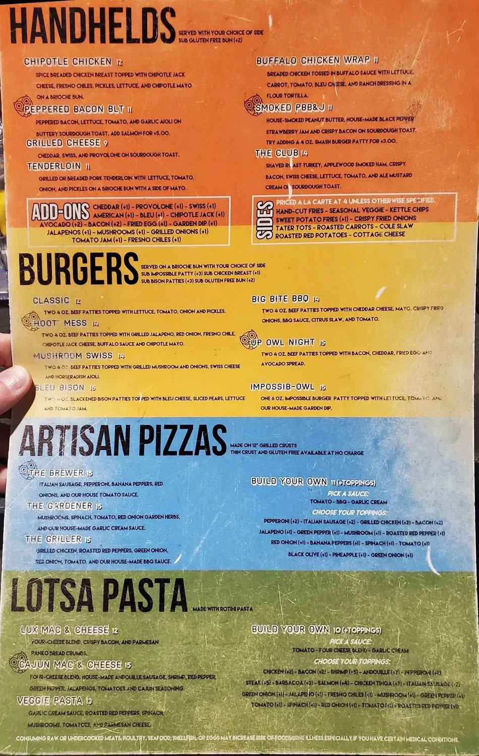 Menu 2