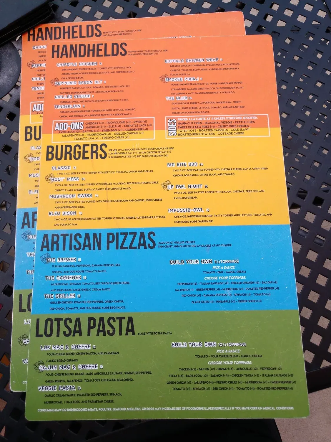 Menu 3